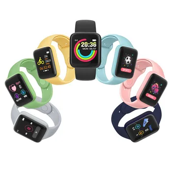 Popular Sport Pedometers Men Women Kids D20 Touch Smart Watch For Sleep monitoring