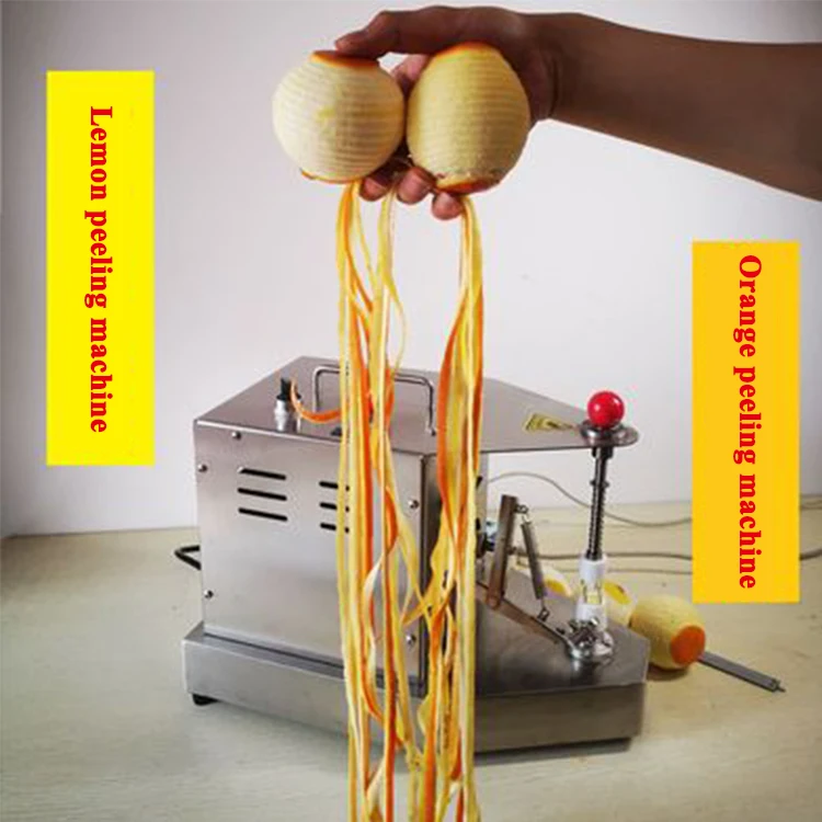Multi Function Electric Zester Fresh Orange Lemon Peeling Machine Stainless Steel Hand Lemon Peeler Machine