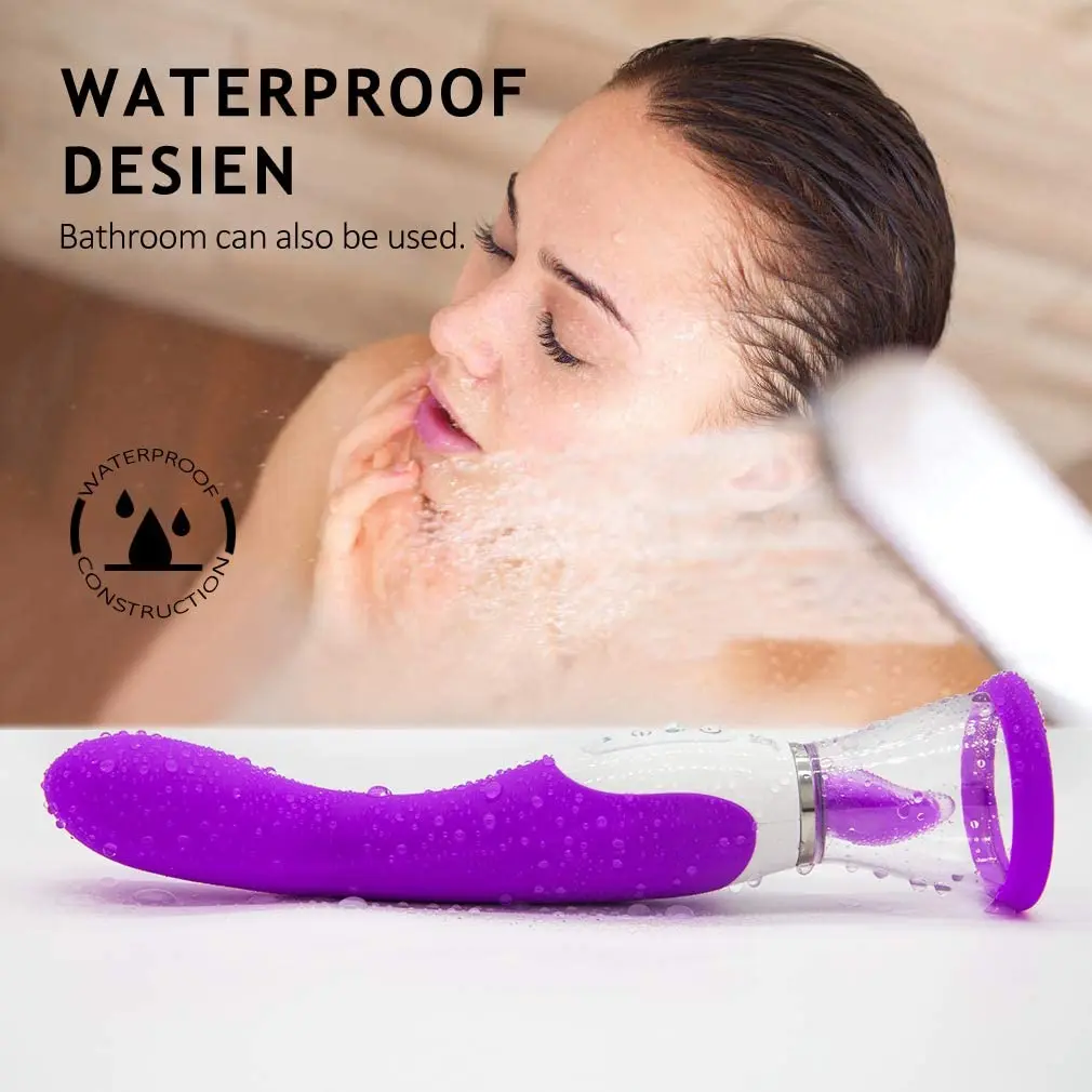 Jouets sexuels pour femmes, suceur clitoridien, massage de la poitrine, sucette, vibromasseur avec langue lcheuse et ventouse Jouets sexuels pour femmes, suceur clitoridien, massage de la poitrine, sucette, vibromasseur avec langue lcheuse et ventouse