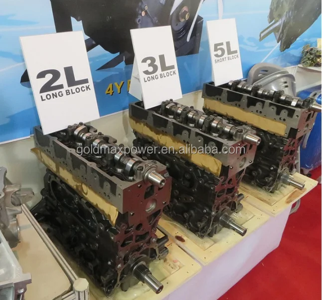 Bare 2L 3L 5L Diesel Engine Long Block for Toyota Hilux Pickup Hiace DYNA150 CONDOR AUTO PARTS New Condition