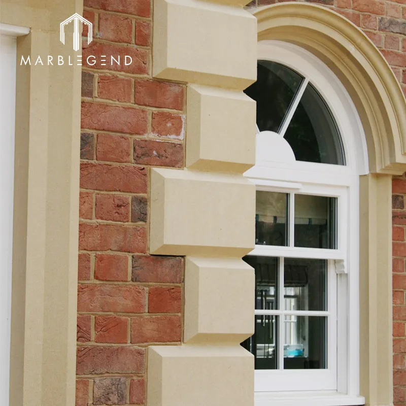 Exterior Wall Cladding Limestone Building Facade Corner Quoins