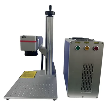 Rex Industrial UV Fiber Marking Machine New Long-Life Air-Cooled 3D System AI/PLT/EZCAD DXF for Metal Plastic Part