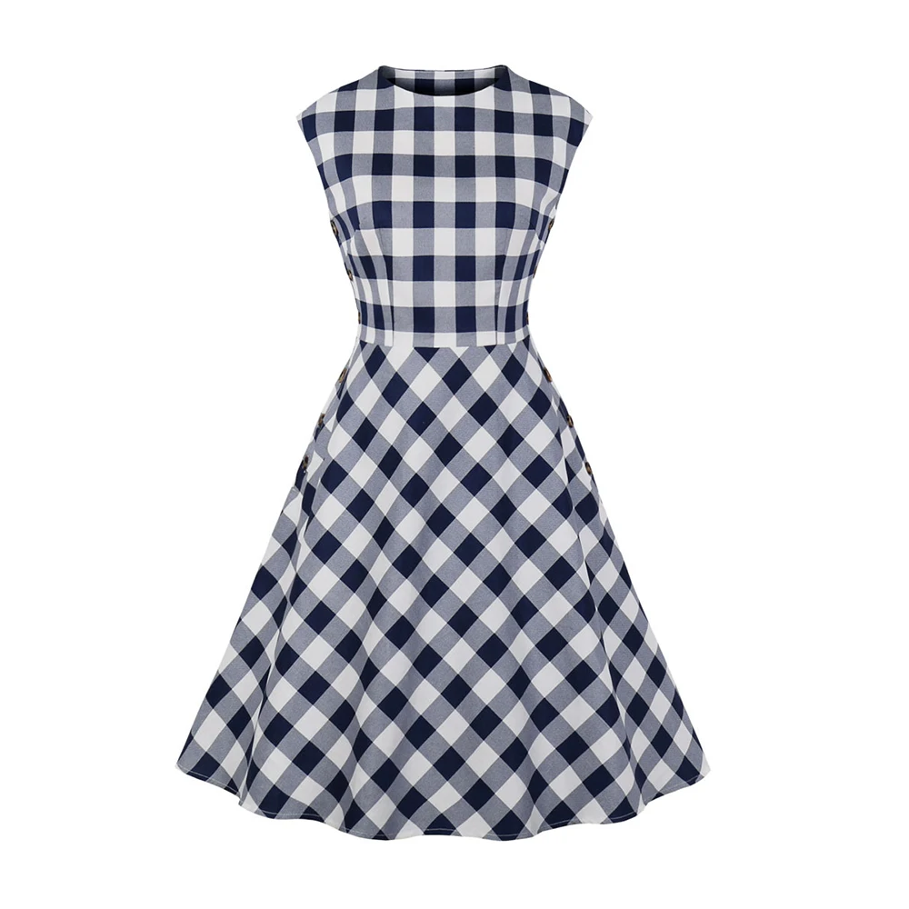 Buy Cotton Retro Vintage Dress,50s 60s ...