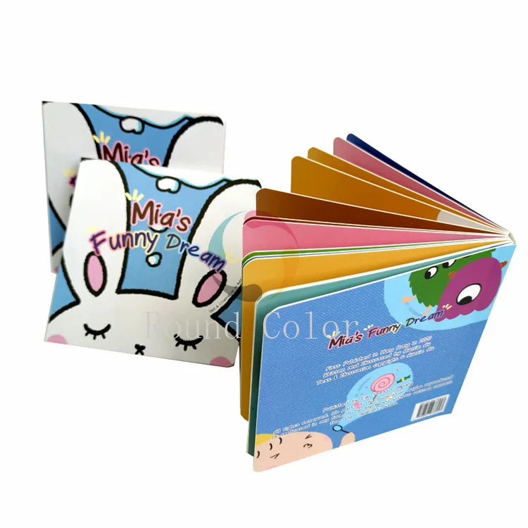 A 5 Embossed test Book Printing Ancient Hard Cover Board Book Printing Children Picture Book Printing