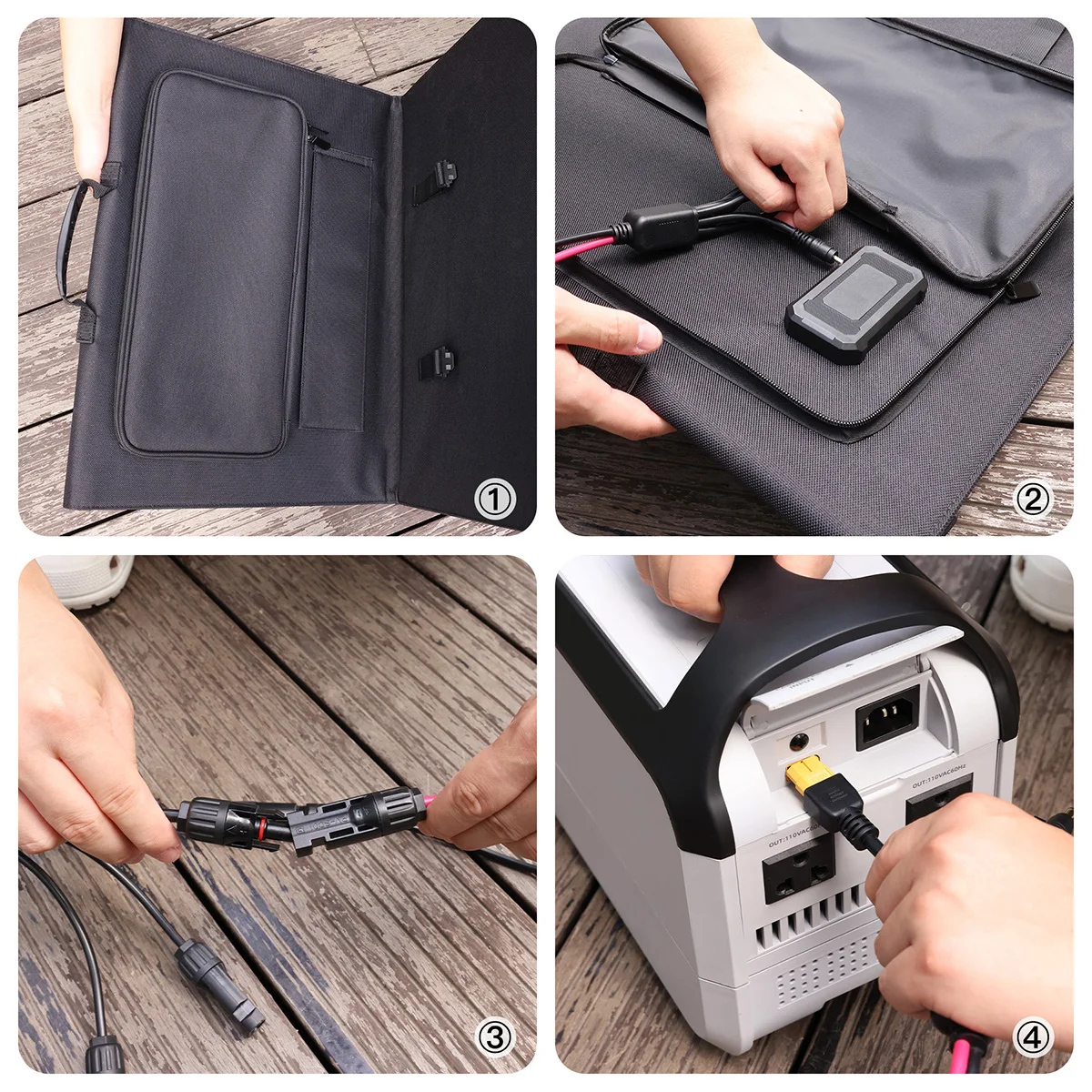 Outdoor Energy Storage Power 110v 1000w 2000w Portable Power Station