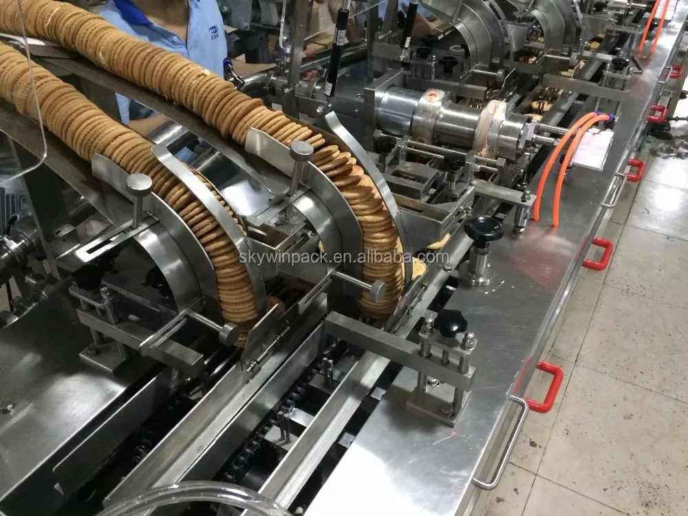 Automatic Designed Cookie Commercial Ice Cream Biscuit Making Sandwich Machine Production Line