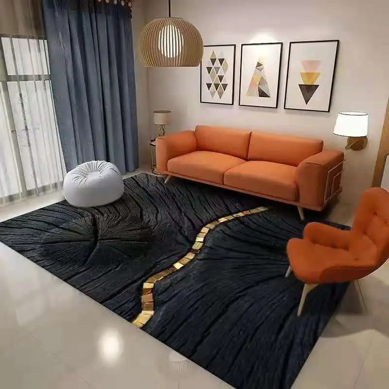 European Printed Mats Large Size Accessory Salon Home Thick Carpet Luxury Decoration Play Mat