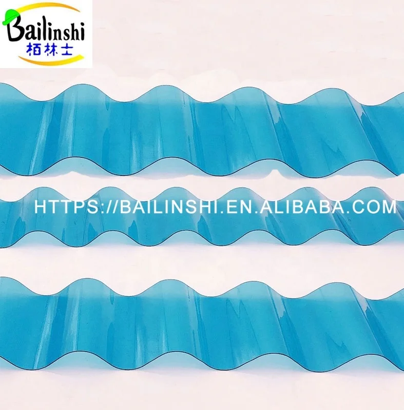 Pc Corrugated Sheet Polycarbonate Sheet Transparent Roofing Profile