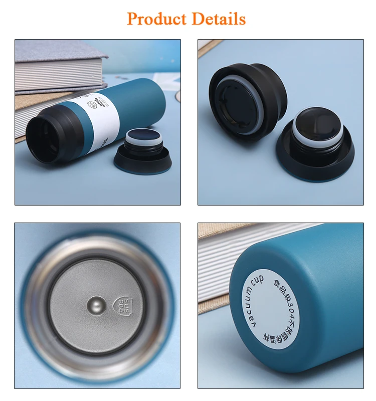 350ml 500ml 304 Stainless Steel Vacuum Cup Simple Fashion Vacuum