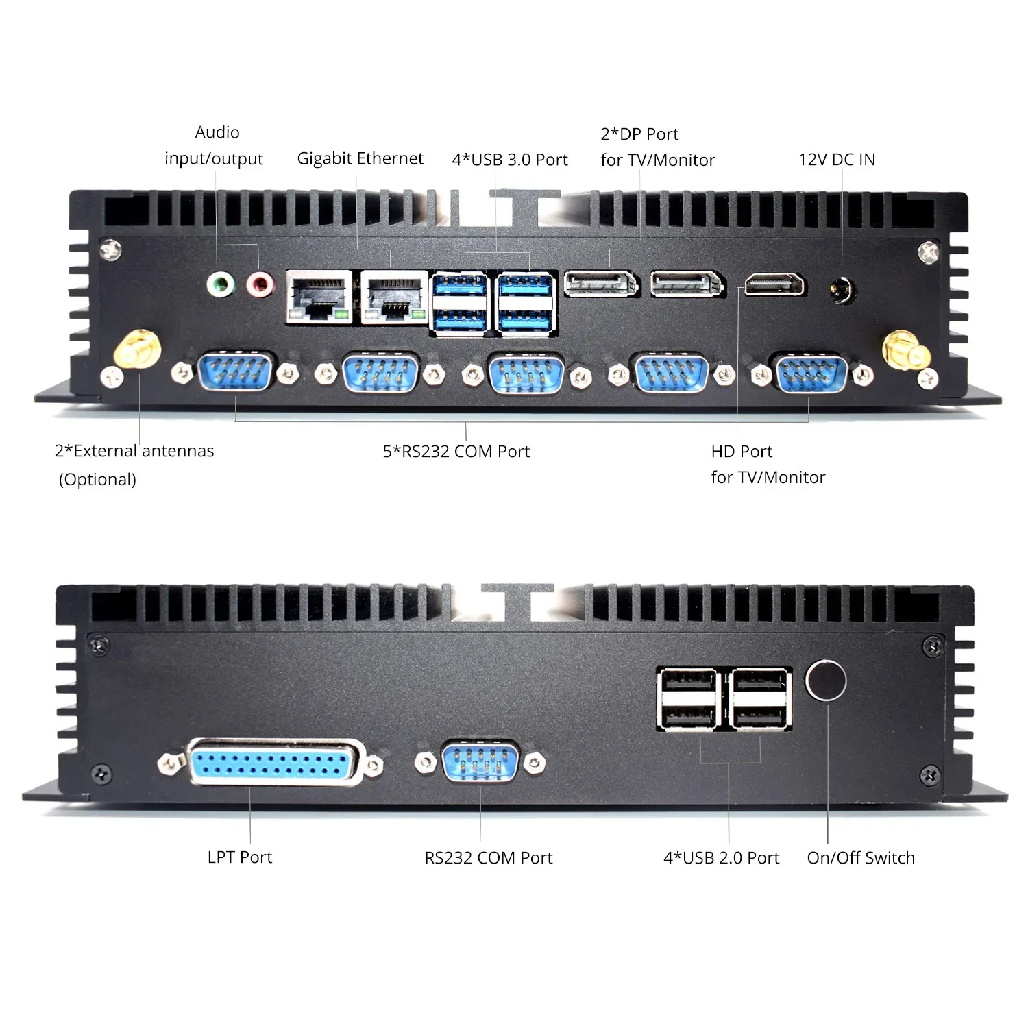 Mini PC GIGABYTE BRIX – I7-8550U, 8Go RAM, SSD, Wi-Fi/Bluetooth, état Neuf