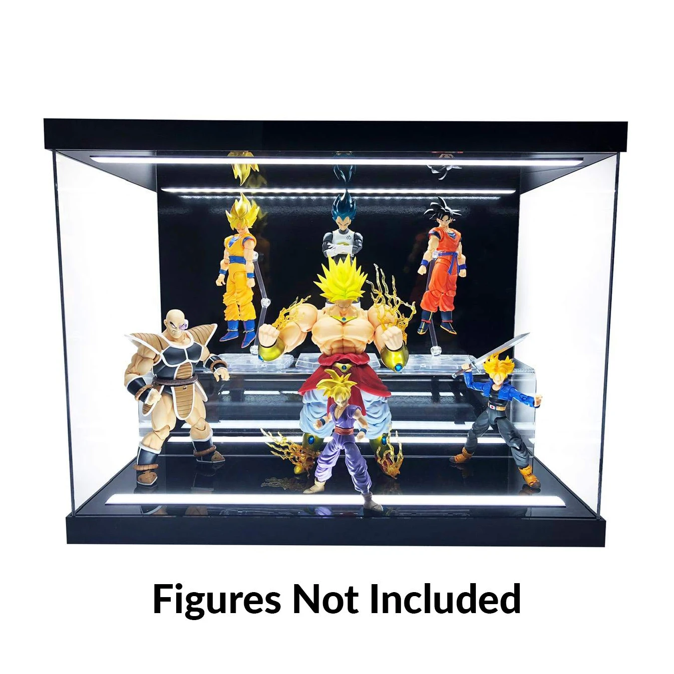 Custom Design Led Lighted Acrylic Collectibles Action Figure Display