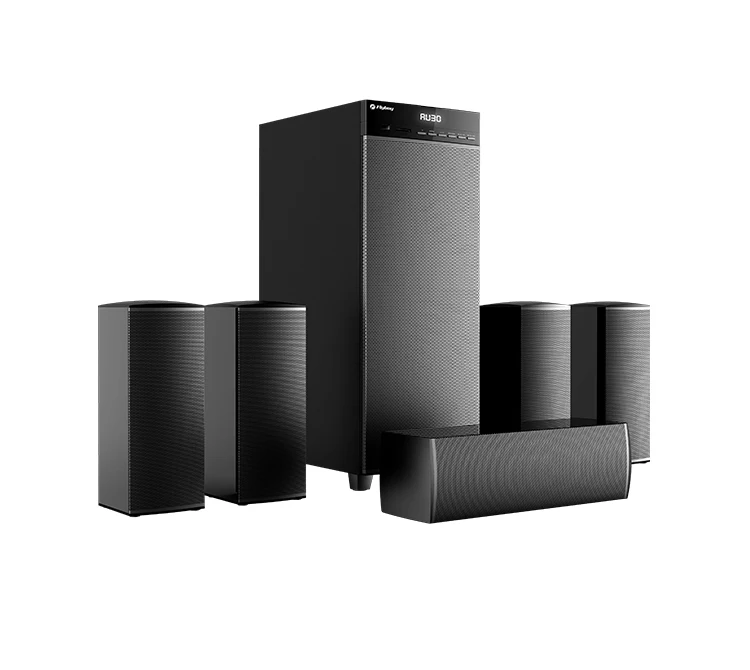 5.1 Wireless Home Theater System With Aux/ Usb/sd/ Fm /remote Surround Sound Led Display (150