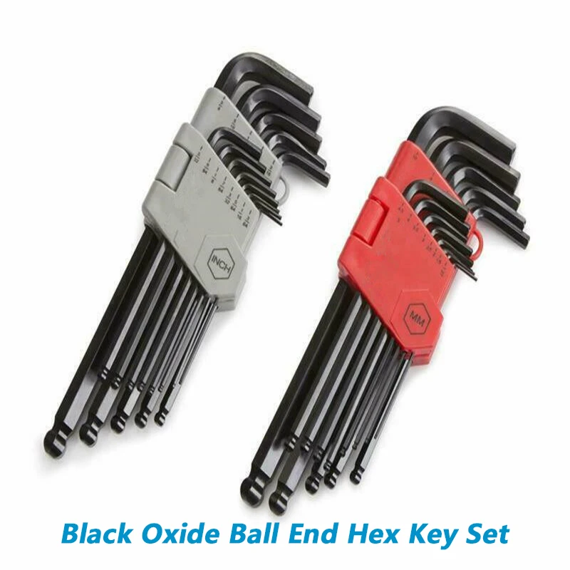 Factory Allen Key Wrench 2mm 3mm 4mm Hex Key Medium Length Hex Key Set