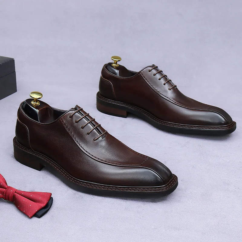 Patent Genuine Leather Oxford Shoes for Men Dress Shoes Men Formal Shoes Closed Toe Business Wedding Plus Size Patent Genuine Leather Oxford Shoes for Men Dress Shoes Men Formal Shoes Closed Toe Business Wedding Plus Size