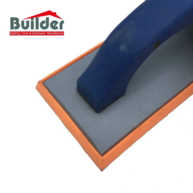 Masonry & Concrete Float Removal Tool with Squared Rubber Base for Commercial & DIY Level Grout Trowel with Special Features
