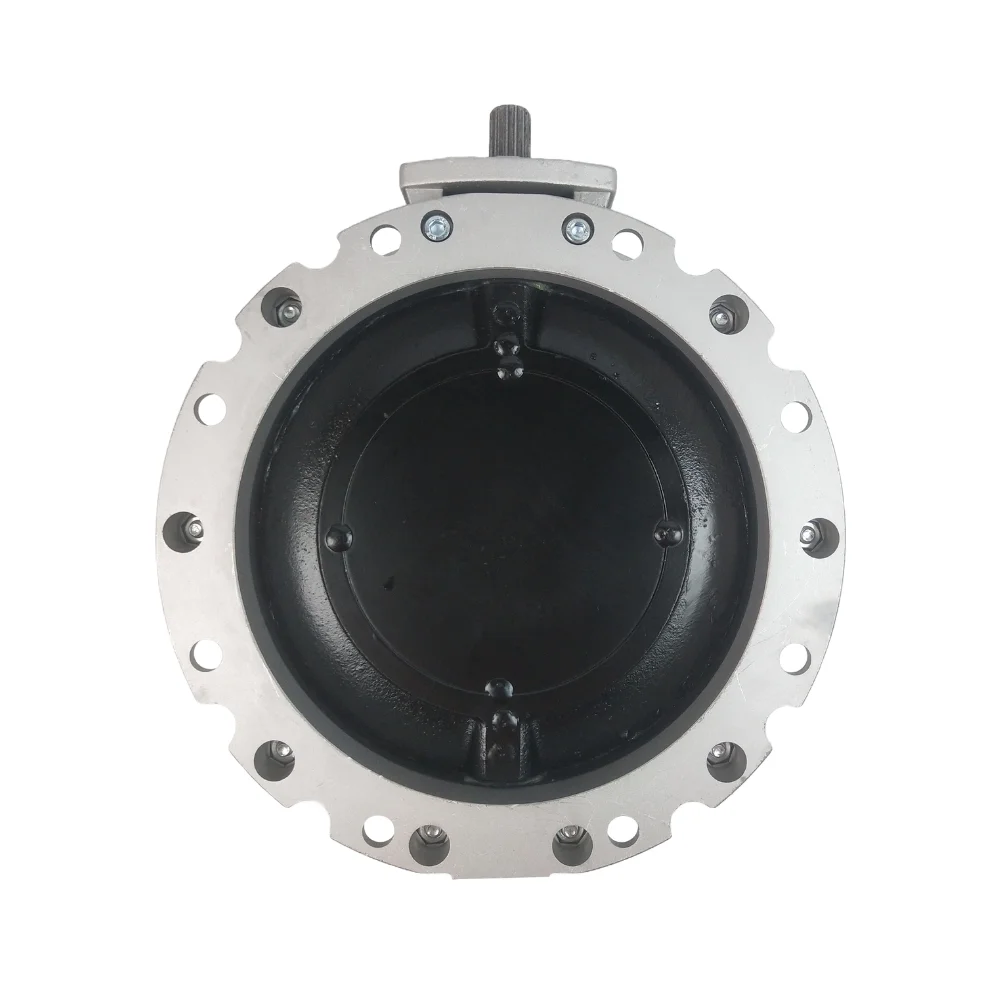 Concrete Batching System Double Flange Polyurethane butterfly Valve V2FS Cast Iron Batching Plant