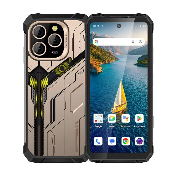 公式UNIWA F917タフネススマホ 赤外線暗視機能付き 6.79インチ電話 33W