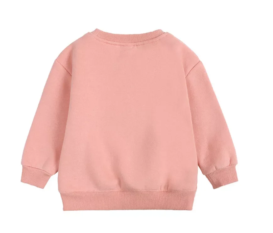 Свитшот с круглым вырезом, детская мягкая хлопковая флисовая толстовка, толстовки, однотонные Детские свитшоты с принтом на заказ