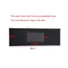 45x15x1cm black bar mat