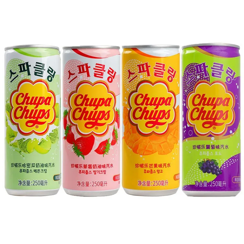 Inbole Zhenbaozhu 250ml炭酸飲料輸入韓国イチゴハミメロン