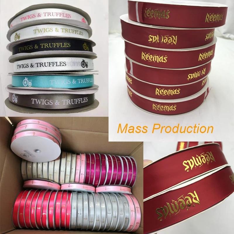 Custom Decorative Fly Ribbon Envelope Medal Glitter Printer Florist