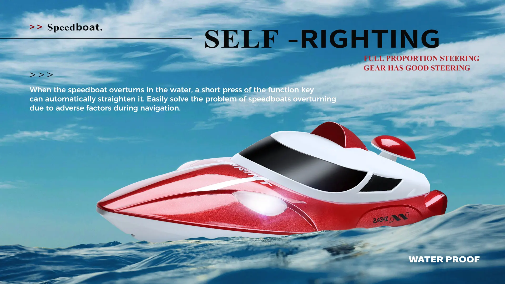 Wltoys WL918 RC Boat High Speed RC Racing Ship Speedboat 35KM/H 200M Remote Control Boat Christmas Gifts Toys for Children