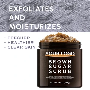 Dead Sea Salt Brown Sugar Face Body Scrub Aloe Vera Argan Oil Green Tea Glycerin Organic Vegan & Deep Cleansing Exfoliating