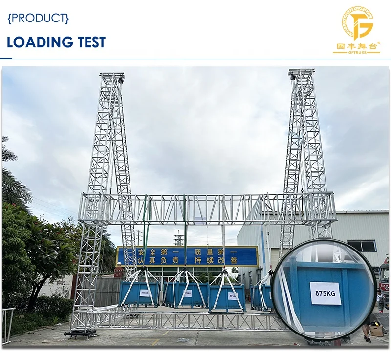 Outdoor Concert Estructura Structures Square Spigot Modular Stage Frame Aluminum Truss System for Event Hanging Speaker Lighting