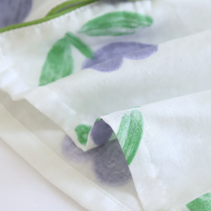 Wholesale Of Doublelayer Gauze Pajamas Women's Cotton Longsleeved