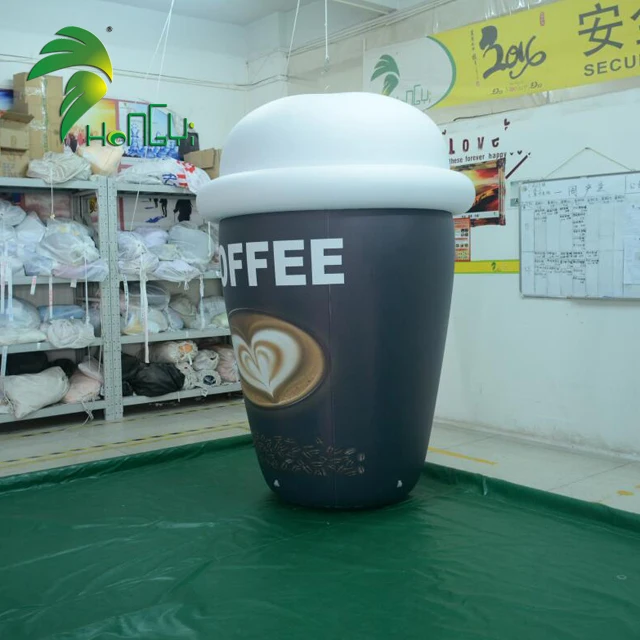 Giant Inflatable Coffee Cup Custom Inflatable Cup Balloon for Advertisement