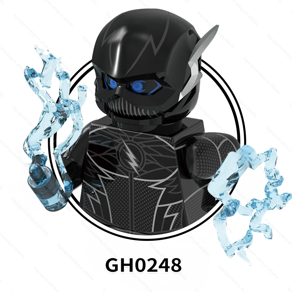 G0132 Super Superheros the Reverse Flash Zoom Comic Version of Bat Imposter Bat Building Blocks Mini for Kids Toys