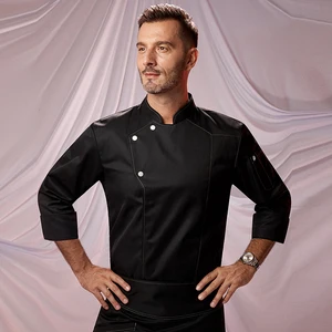 Zhenyao Elegant Long Sleeve Kitchen Clothing for Autumn Winter Workwear for Hotel Restaurant Staff and Bars for Staff Uniforms