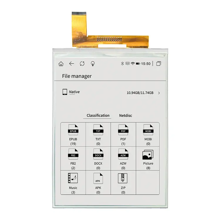 10.3 inch 10.3'' touch screen E-ink Display E-paper EPD for Android Tablet Computer Auxiliary Screen e ink display panel