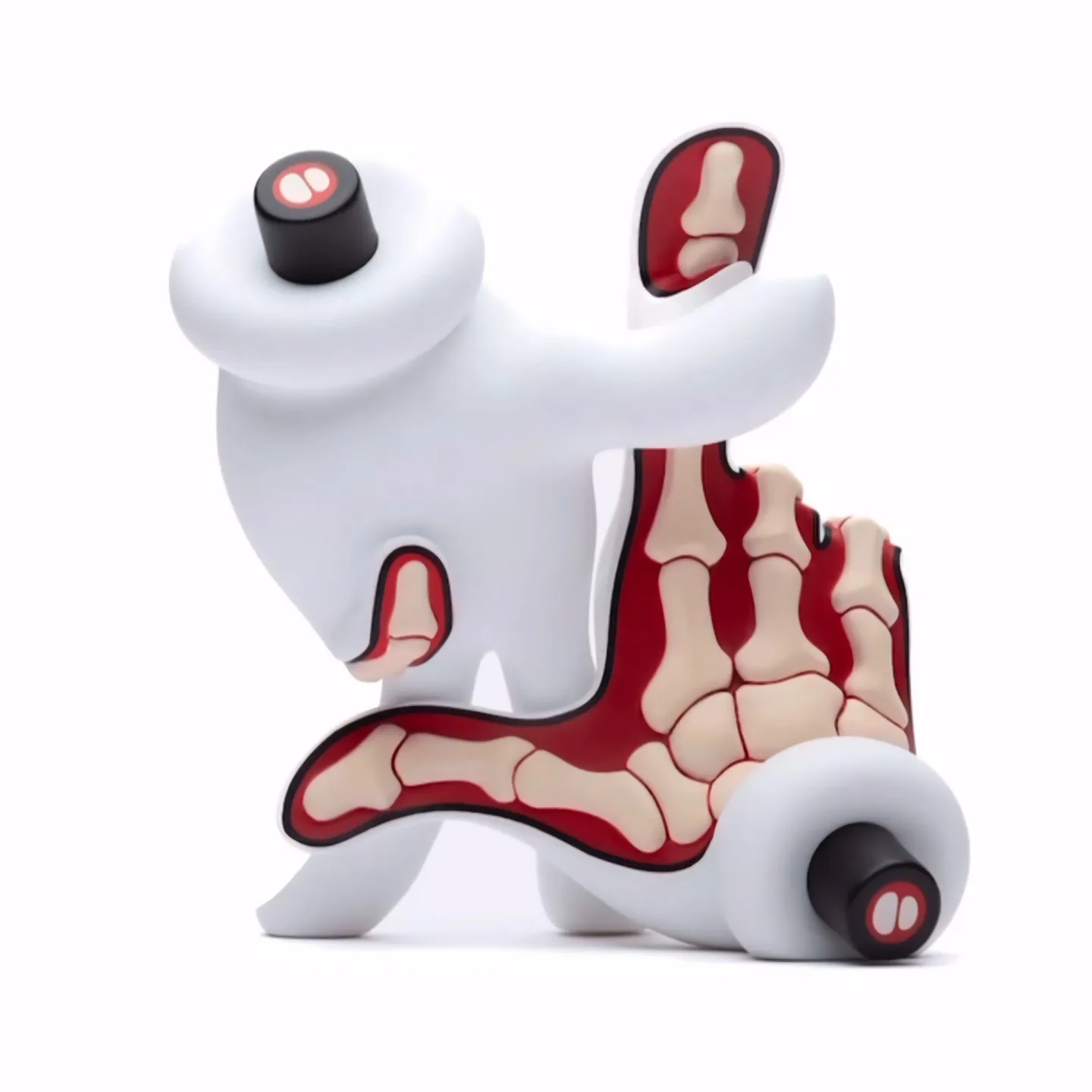 Custom ODM 4D Semi-Anatomic PVC Vinyl Action Figure Toy Middle Finger Pose for Photo Art Model Made of Durable Plastic