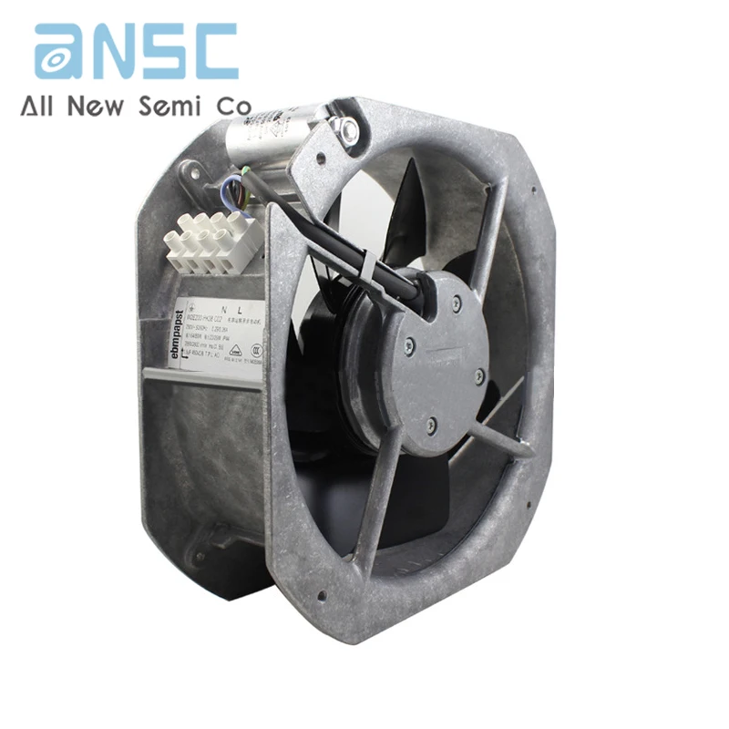 Original Axial flow fan W2E200-HK38-C02 22580 AC230V 64/80W 2550/2800RPM Cabinet Computer fan