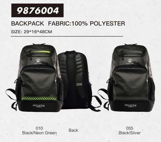 Оптовая продажа, оригинальный спортивный рюкзак KELME, школьные сумки для ноутбука, водонепроницаемые спортивные сумки для пеших прогулок, школьный спортивный рюкзак для колледжа