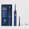 Bleu (Manche en alliage d'aluminium) - 2 Têtes de brosse