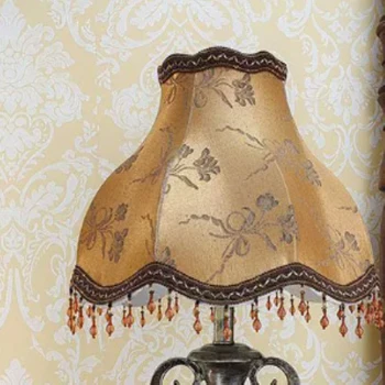 Eylkeup Paralume in tessuto, paralume medio a tamburo per lampada da tavolo, lampada da comodino e lampada da terra, in lino naturale con, 12X12X8 (Bianco