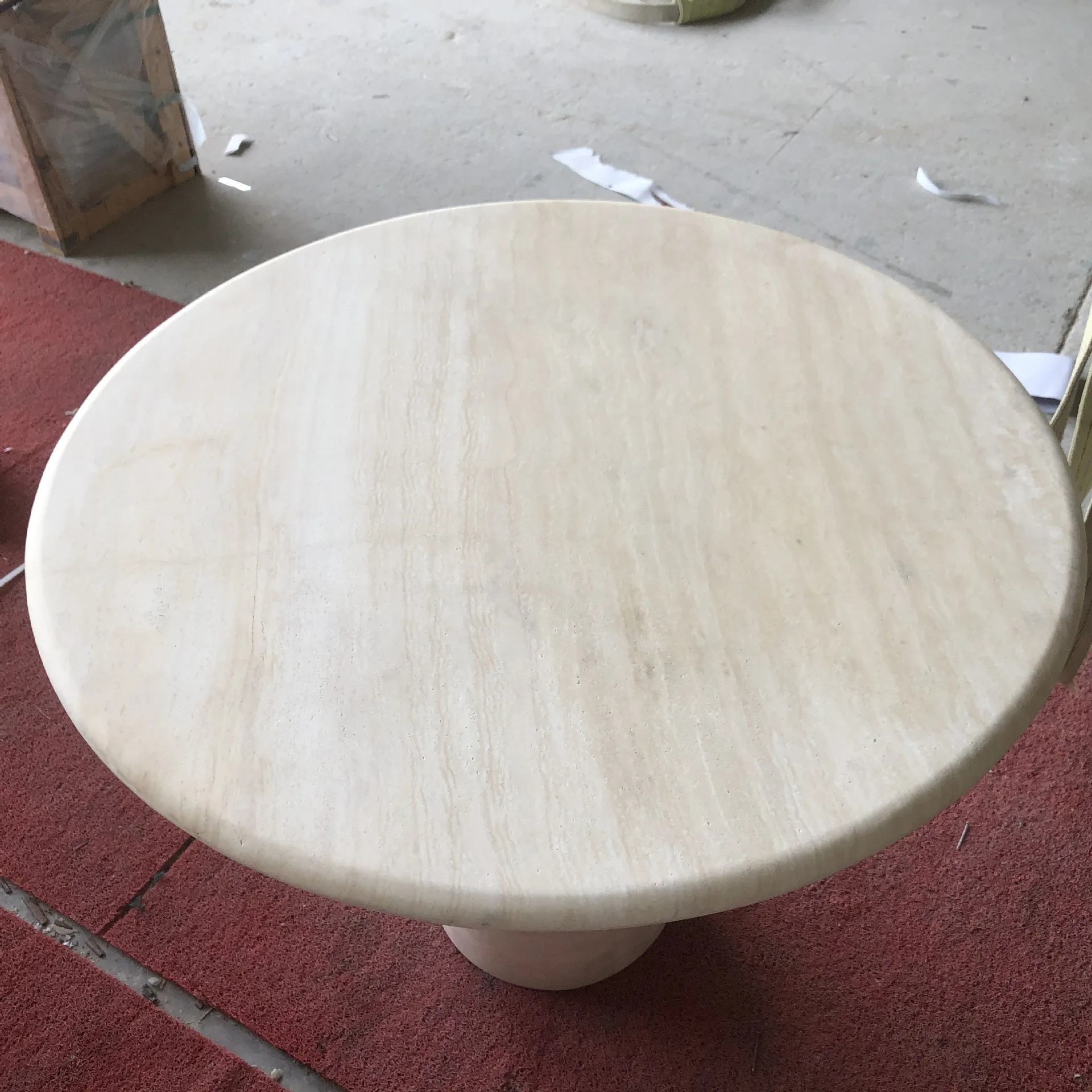 product natural stone wabi sabi travertine coffee table marble for interior-3