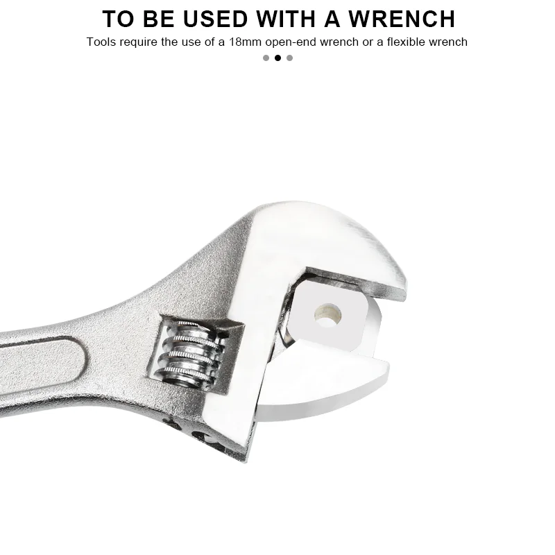 RIDERACE Bike Crank Arm Stainless Steel Compact Crankcase Cover Removal Tool Bicycle Crank Bolt Extractor Tool for SRAM DUB BB30