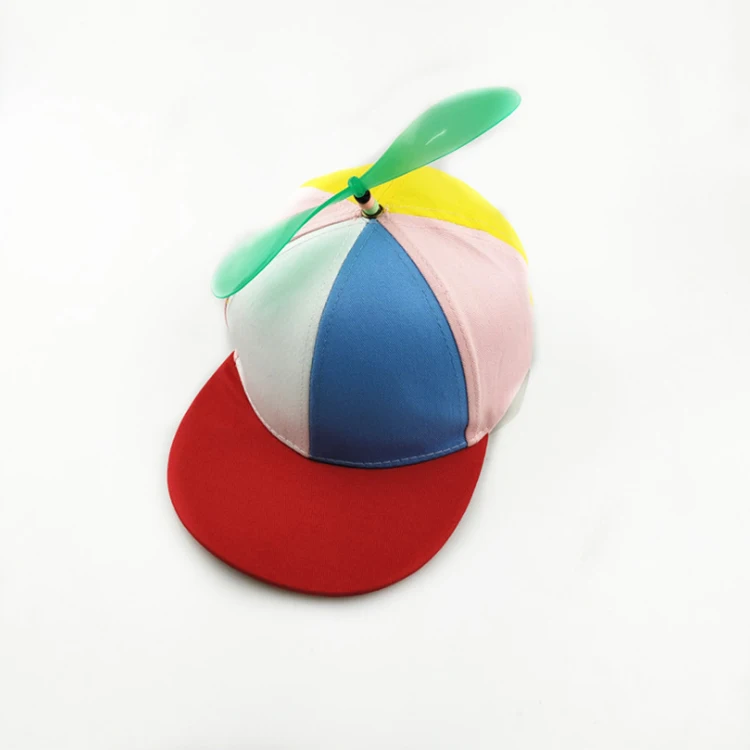 Voarge Berretto Elica, Cappello Da Elica, Cappello Da Elicottero, Berretto Da Baseball Per Adulti E Bambini, Misura Regolabile (design Unisex), Colore, M - Foto 3