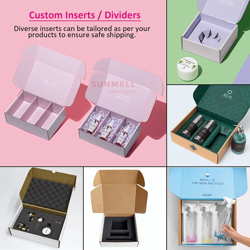 Free Design Eco Friendly Corrugated Cardboard Clothes Packaging Boxes Recycled Kraft Paper Printed Mailer Shipping Boxes