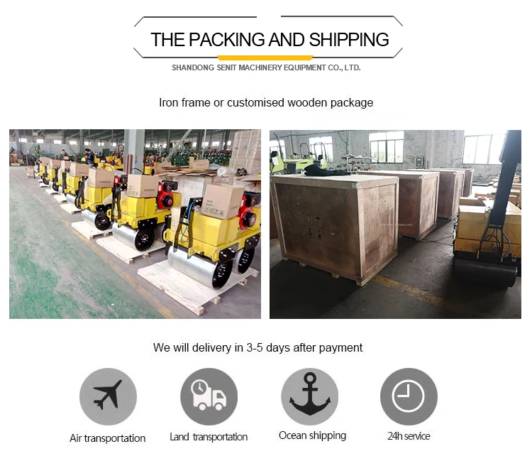 road roller packing