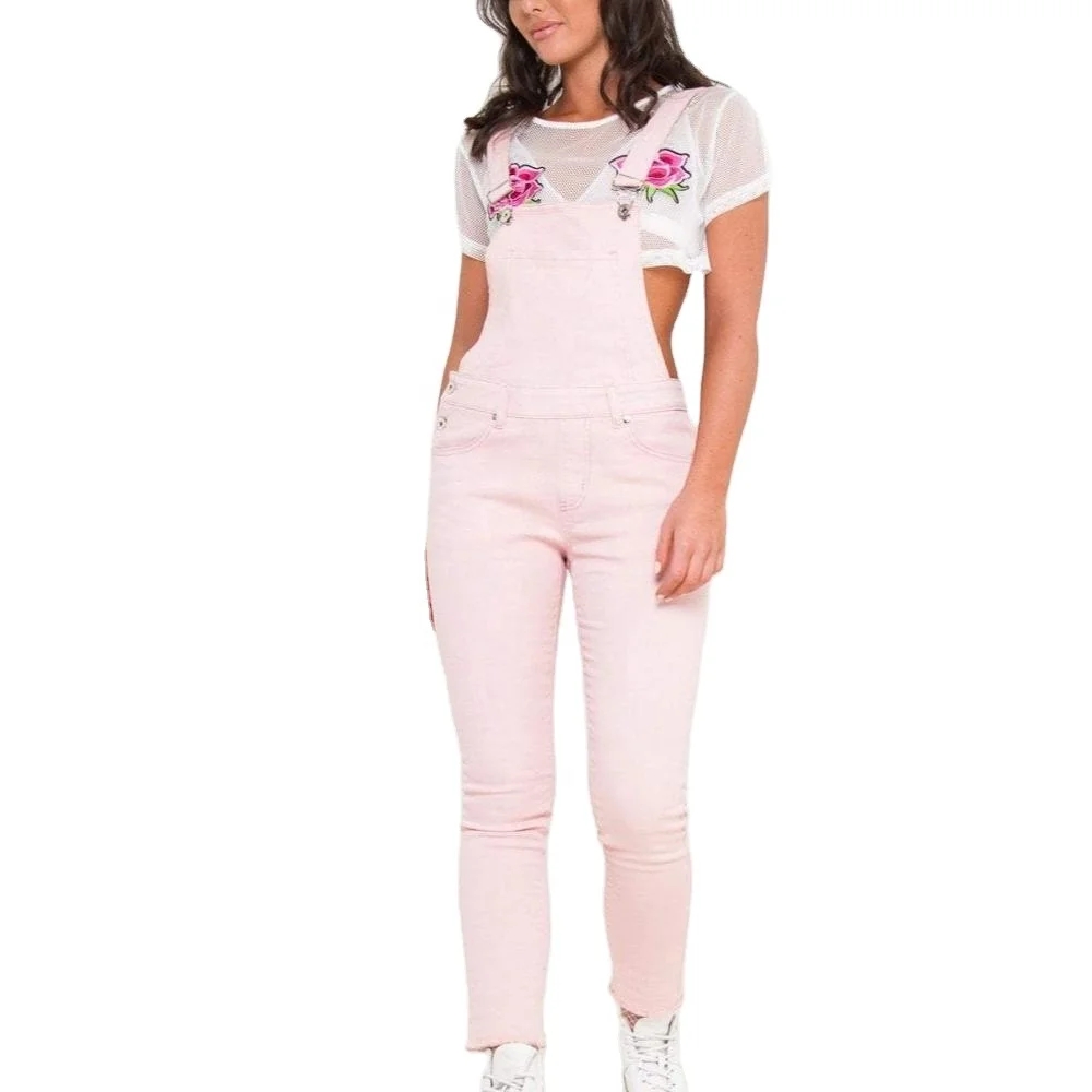 pink twill super stretch jeans blue skinny demin denim dungaree