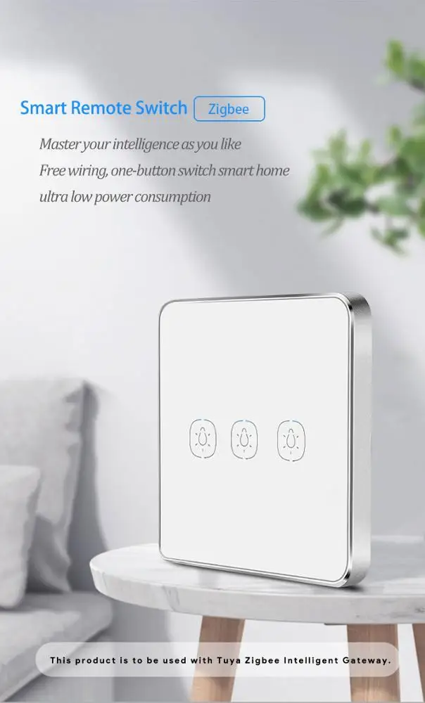ZigBee батарейный коммутатор TuYa ZigBee концентратор сенсорный выключатель стикеры приложение Smart Life управление интеллектуальный пульт дистанционного управления Переключатель Smartthings Hub