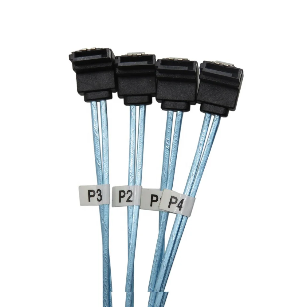 SAS Cable Mini SAS to SATA Cable SAS 1 to 4 Data Transfer Hard Disk Data Transfer Cable