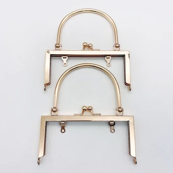 Factory Custom Metal Purse Kiss Clasp Lock Bag Frame for Bag Handle DIY Handmade