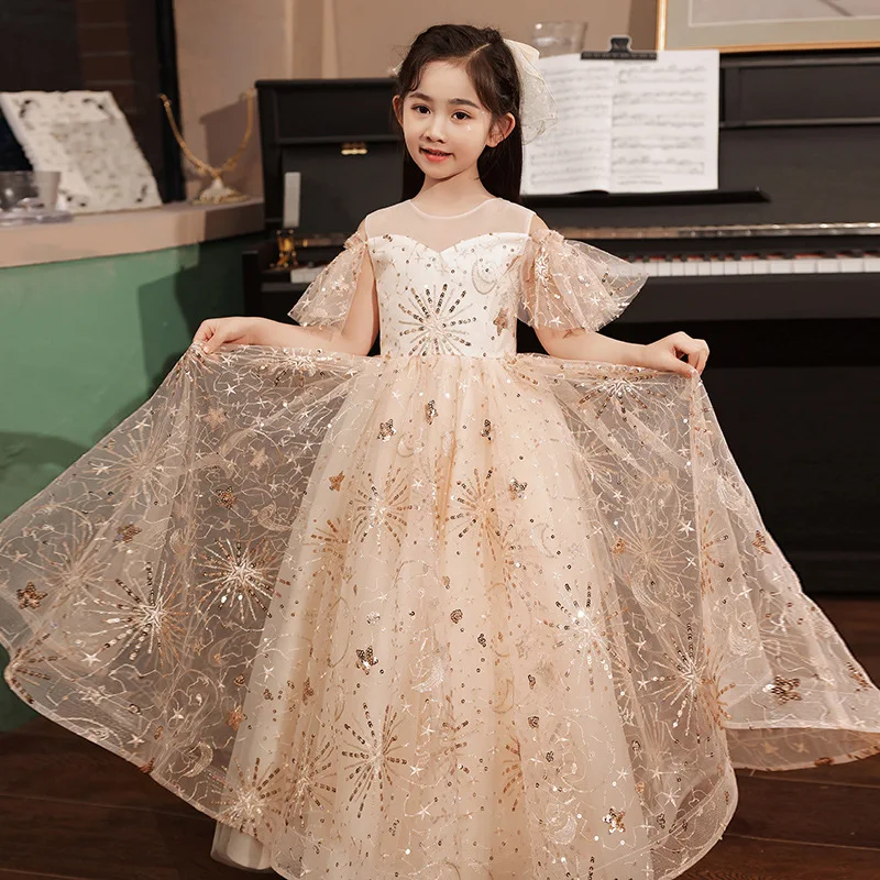 open lace back dress Junior Formal Dresses for Special Occasion Elegant V-Neck Party Dress Red Velvet Ball Gown with Sleeves, Christmas Red / 4