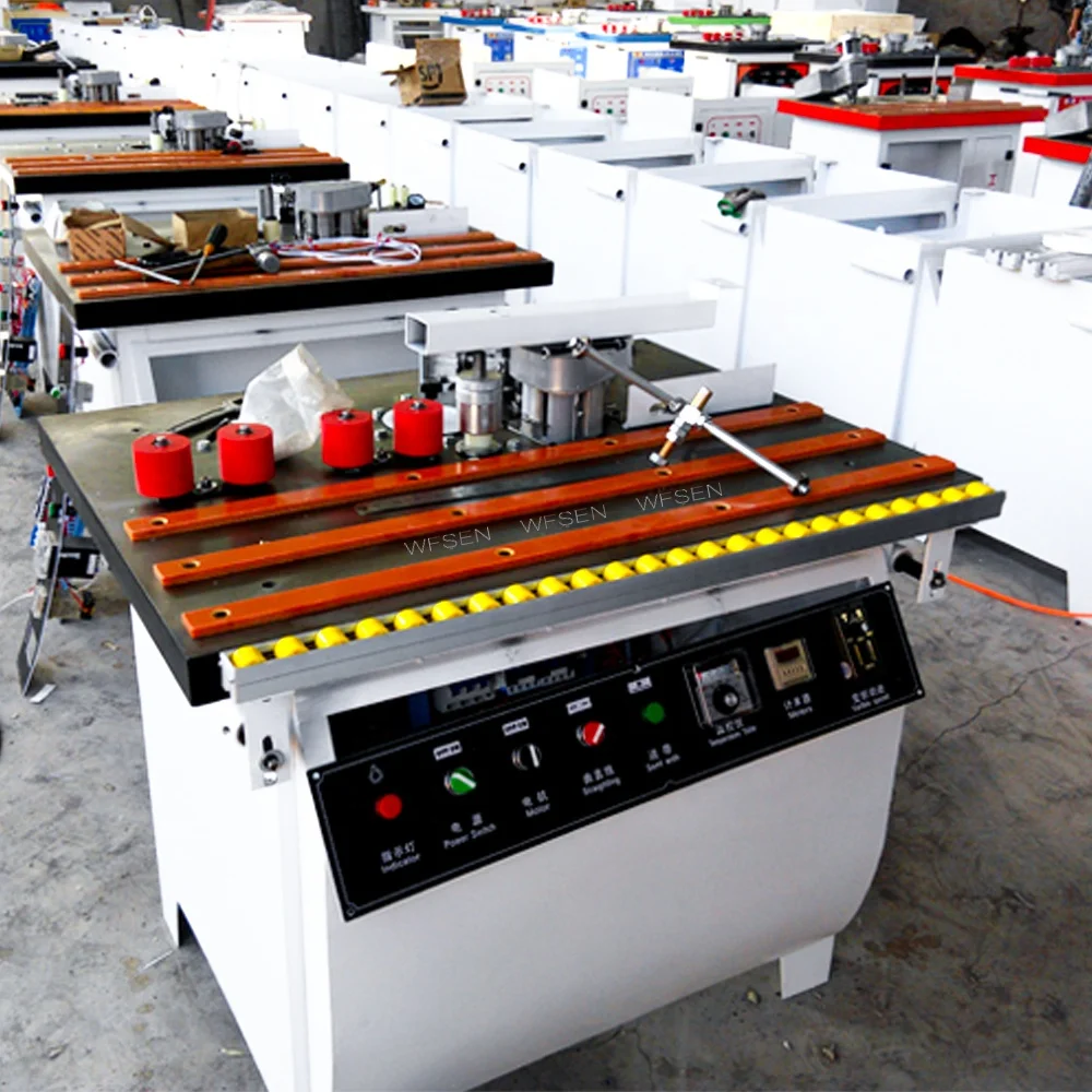 WFSEN MF260B Hand Small Straight Curve Manual Edge Bander Banding Machine