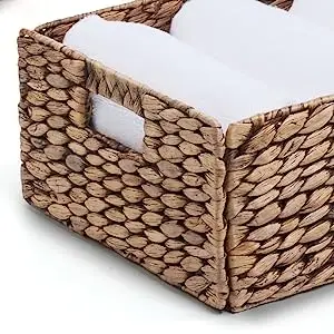 Custom Handmade Muti Function Water Hyacinth Basket Storage Wholesale ...